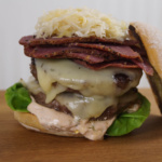 Double Cheese Pastrami Burger